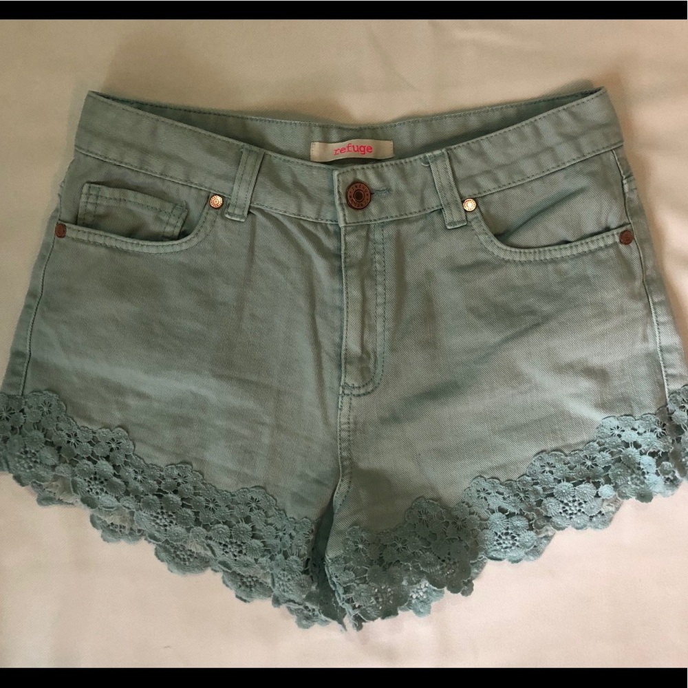 Refuge colored jean shorts